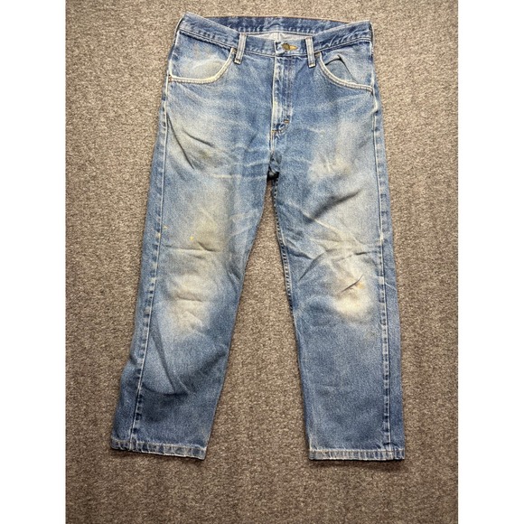 Rustler Other - Rustler Jeans Mens 32x30 Blue Regular Fits 32x26 Straight Denim Workwear 87619PW